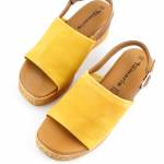 TAMARIS 28393-42 600 żółte sandały damskie wl25