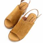 TAMARIS 28304-44 305 COGNAC brązowe sandały damskie wl25