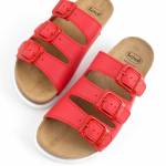 SCHOLL RIO MED czerwone klapki MF321511051 wl25