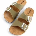 INBLU CP000042 zielone klapki damskie wl25