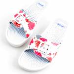 SCHOLL New Massage fuksja kwiaty klapki damskie wl25 F274331404