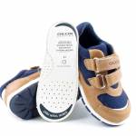 GEOX B8232A C5GF4 SHAAX CARAMEL/NAVY GEOX *KL*