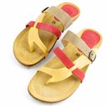 BLU SANDAL 8930 oliwkowe czerwone multi klapki damskie wl25 ESPANA IBIZA YOKONO *
