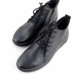 RIEKER N1331-00 czarne trzewiki damskie wl25 tęgość H