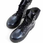 RIEKER Y0220-14 granatowe trzewiki damskiejz25