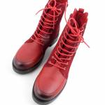 MACIEJKA A7155-08 czerwone trzewiki damskie jz25