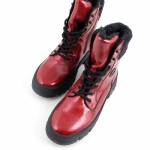 RIEKER Y0220-33 czerwone trzewiki damskie jz25