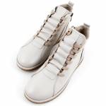 RAVINI 23662 SILVER GREY beżowe trzewiki damskie jz25