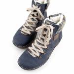 RIEKER 73343-15 granatowe trzewiki damskie jz25