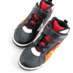 GEOX J569CC 05411 C0048 J INEC BOY czarne czerwone półbuty chłopięce jz25