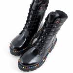 RIEKER Y3330-00 czarne trzewiki damskie jz25