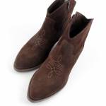 RYŁKO 4ZVB7_6TJ brązowe botki damskie jz25