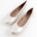 CAPRICE 22150-42 341 TAUPE METALLIC złote balerinki damskie wl26