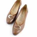 LAMPERT 18623255XF951R brązowe czółenka damskie wl26 tęgość G