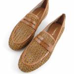 TAMARIS 1-24232-46 305 COGNAC brązowe mokasyny damskie wl26