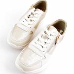 SERGIO LEONE SP-116 złote sneakersy półbuty damskie wl26