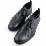 RIEKER 17626-00 tęgość H czarne półbuty męskie wl26