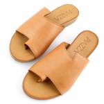 Piazza 900000-21 brązowe klapki damskie