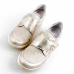 RIEKER 59552-62 złote półbuty damskie TĘGOŚĆ H wl26