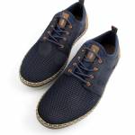 RIEKER B5252-14 G1/2 granatoer półbuty męskie wl26