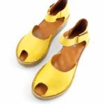 RIXA SHOES 58C2934 żółte sandały damskie wl26