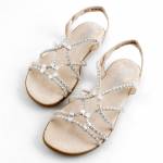 RIEKER 64270-60 srebrne sandały damskie wl26