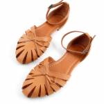 RAVINI 231393 brązowe sandały damskie wl26
