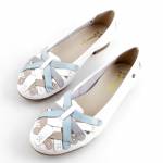 MACIEJKA P7542-11 białe balerinki damskie wl26