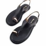 TAMARIS 28142-46 003 czarne japonki sandały damskie wl26