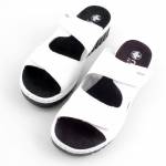 RIEKER V1392-80 białe klapki damskie wl26