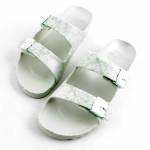 SCHOLL BAHIA MED MF007423902 pistacjowe klapki damskie wl26