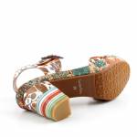 LAURA VITA 000768728FC multi camel sandałydamskie WL26