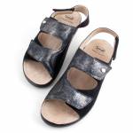 SCHOLL ANTONIA ELASTIC MED MF009241004 czarne klapki damskie wl26 tęgość