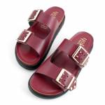 YOKONO TUNEZ-262 bordowe klapki damskie wl26