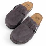 SCHOLL BORA MOCCASIN MAN MED MF007684015 szare pantofle męskie jz26
