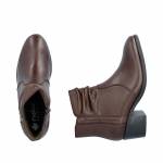 RIEKER 73953-27 brązowe botki damskie jz26