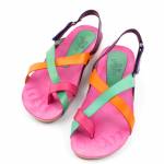 YOKONO IBIZA-718 MULTI FUCSIA SANDAŁY *DL*