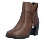 RIEKER Y2567-22 brązowe botki damskie jz26
