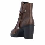 RIEKER Y2567-22 brązowe botki damskie jz26