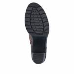RIEKER Y2567-22 brązowe botki damskie jz26