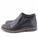 RIEKER 15389-00 CZARNE PÓŁBUTY *MZ*