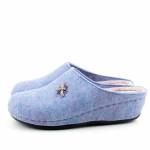 PANTO FINO 110-FG-21 niebieskie różowe pantofle damskie