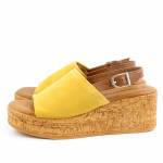 TAMARIS 28393-42 600 żółte sandały damskie wl25