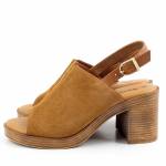 TAMARIS 28304-44 305 COGNAC brązowe sandały damskie wl25