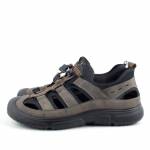 SOKOLSKI CH L25-382 KHAKI CZARNE BRĄZOWE SANDAŁY MĘSKIE WL25