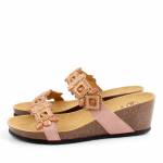SCHOLL SANREMO MED pudrowy róż klapki damskie wl25 MF32031264