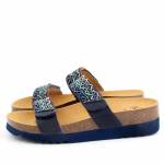 SCHOLL ZAFIRAH MED MF269911871 navy blue/multi klapki damskie wl25