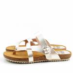 BLU SANDAL 8930 złote multi klapki damskie wl25 ESPANA IBIZA YOKONO
