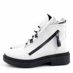 SERGIO LEONE BT 25200-S białe botki damskie jz25