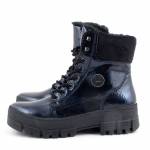 RIEKER Y0220-14 granatowe trzewiki damskiejz25